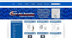 Desktop Screenshot of casadosassentos.com.br
